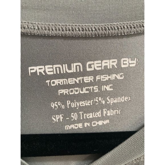 Tormenter Fishing SPF 50 Long Sleeve Men's Shirt Breathable Mesh Sides Size XXL - Picture 6 of 7